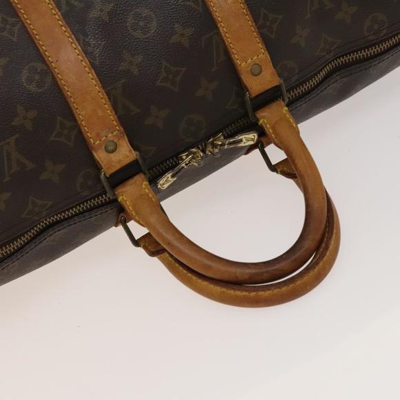 LOUIS VUITTON Monogram Keepall 45 Boston Bag M41428 LV Auth 135596 - Picture 7 of 16
